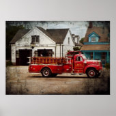 Poster Pompier - Newark (Devant)