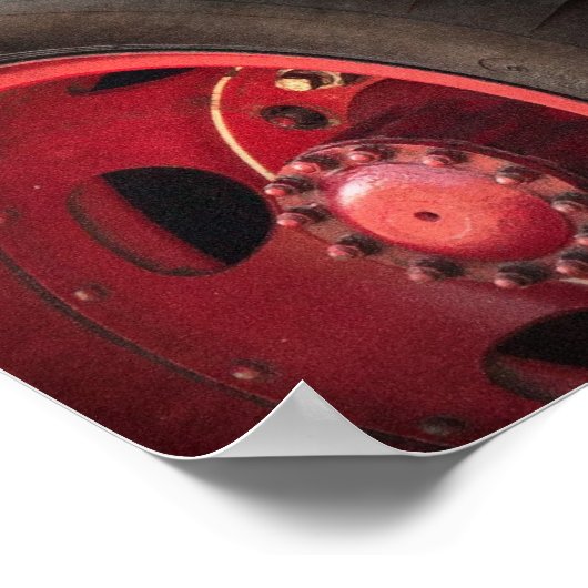 Poster Pompier - Prêt pour le feu (Coin)