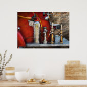 Poster Pompier - Un assortiment de buses (Cuisine)