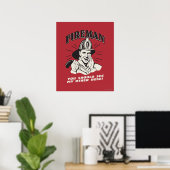 Poster Pompier : Vous Devriez Voir Mon Autre Tuyau (Bureau à domicile)