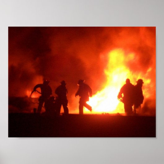Poster pompiers à san francisco (Devant)