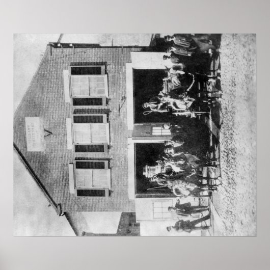 Poster Pompiers avec équipement devant Firehouse (Devant)