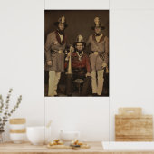 Poster Pompiers en uniforme 1855 (Cuisine)