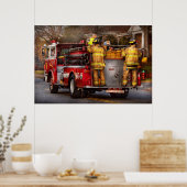 Poster Pompiers - Metuchen Fire Department (Cuisine)