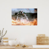 Poster Pompiers militaires (Cuisine)