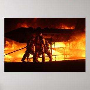 Poster Pompiers militaires