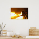 Poster Pompiers militaires (Cuisine)