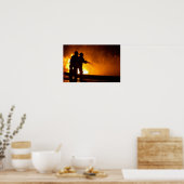 Poster Pompiers militaires (Cuisine)