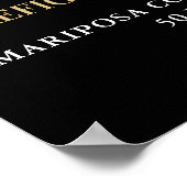 Poster Pompiers Service de retraite Bienvenue (Coin)