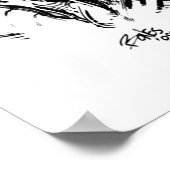 POSTER POMPKINHEAD NOIR ET BLANC (Coin)