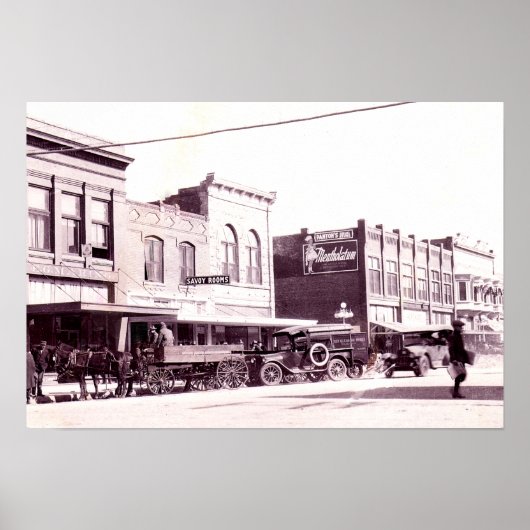 Poster Ponca City Oklahoma vers 1930 (Devant)