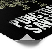 Poster Ponctuation Sauve des vies École drôle Enseignant (Coin)