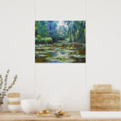 Poster Pond et pont japonais Monet Art (Cuisine)