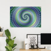 Poster Pondering - Fractal (Bureau à domicile)