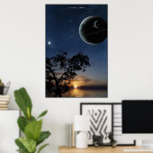 Poster Pondeur galactique (Bureau à domicile)