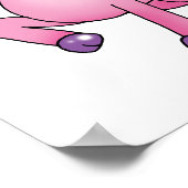 Poster poney à licorne mignonne (Coin)