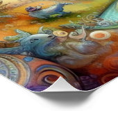 Poster Poney lunaire (Coin)