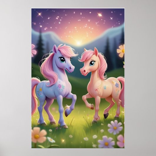 Poster Poneys (Devant)