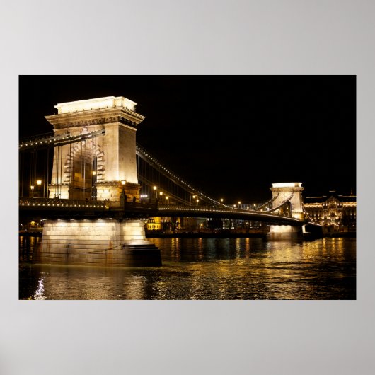 Poster Pont à Budapest (Devant)