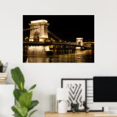 Poster Pont à Budapest (Bureau à domicile)