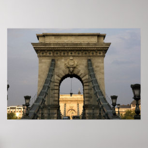 Poster pont à chaîne de Széchenyi (Szechenyi Chain Bridge