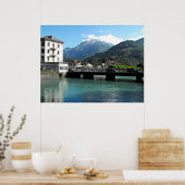 Poster Pont à Interlaken en Suisse (Cuisine)
