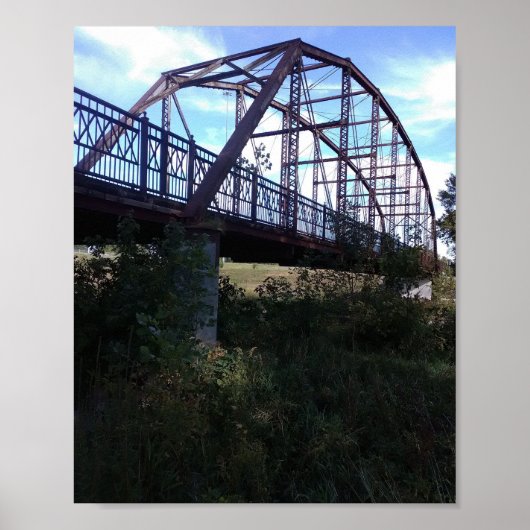 Poster Pont à Tréteaux de Chemin de Fer (Devant)