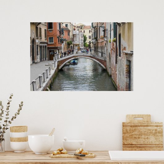 Poster Pont à Venise (Cuisine)