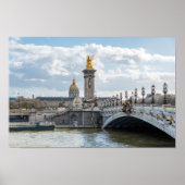 Poster Pont Alexandre III - Paris (Devant)