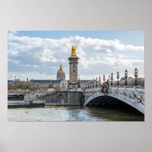 Poster Pont Alexandre III - Paris (Devant)