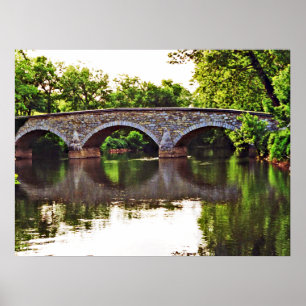 Poster Pont Antietam de Burnside