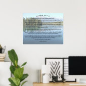 Poster pont arc-en-ciel 3 (Bureau à domicile)