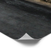 Poster Pont Astoria-Megler Avec Voilier (Coin)