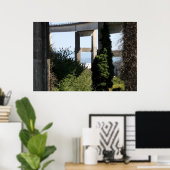 Poster Pont Astoria-Megler Avec Voilier (Bureau à domicile)