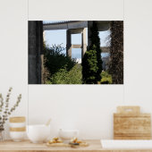 Poster Pont Astoria-Megler Avec Voilier (Cuisine)