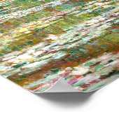 Poster Pont au-dessus de l'étang des nénuphars | Claude M (Coin)