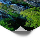 Poster Pont Bastei, Saxe, Suisse (Coin)