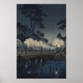 Poster Pont Benkei 1933 par Tsuchiya Koitsu (Devant)