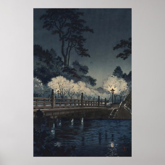 Poster Pont Benkei 1933 par Tsuchiya Koitsu (Devant)