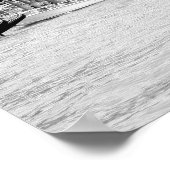 Poster Pont Black and White Rialto, Venice. (Coin)