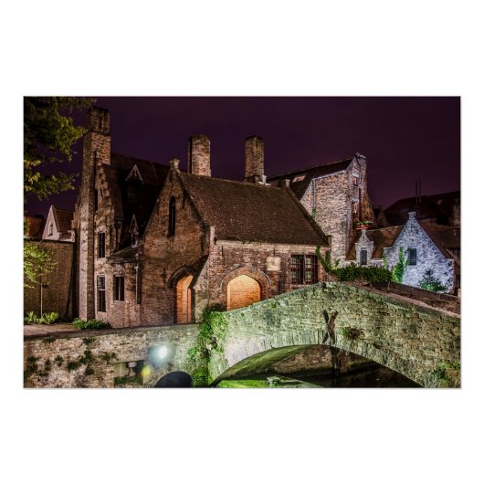 Poster Pont Bonifacius à Bruges (Devant)