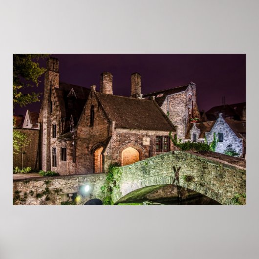 Poster Pont Bonifacius à Bruges (Devant)