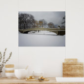 Poster Pont Bow, Paysage hivernal, Toutes les tailles (Cuisine)