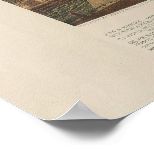 Poster Pont Brooklyn (Coin)