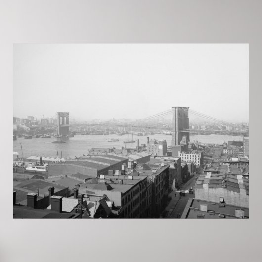 Poster Pont Brooklyn (Devant)