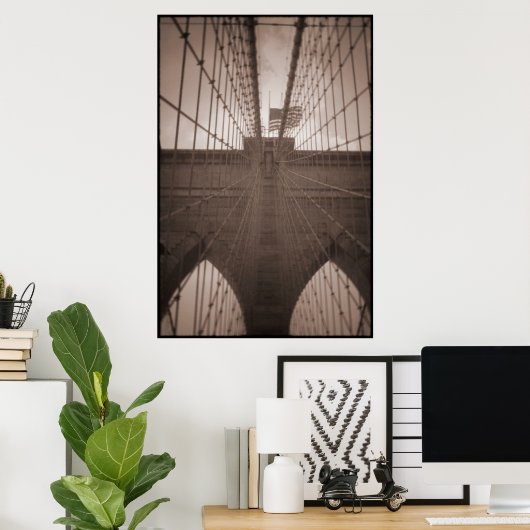Poster pont brooklyn (Bureau à domicile)