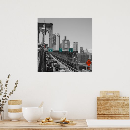 Poster Pont Brooklyn (Cuisine)