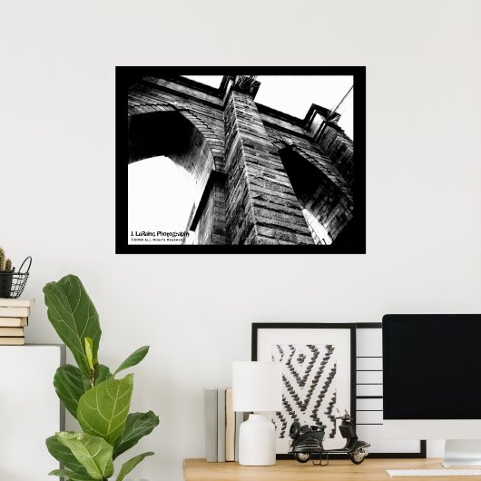 Poster Pont Brooklyn (Bureau à domicile)