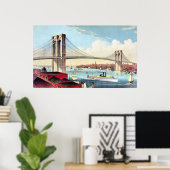 Poster Pont Brooklyn 2 (Bureau à domicile)