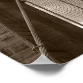 Poster Pont Brooklyn de New York (Coin)